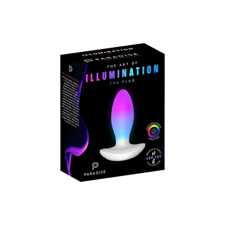פלאג רוטט לעונג אחורי עם תאורה ואפליקציה-PARADISE PLEASURE PRODUCTS