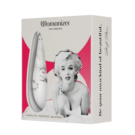יונק הדגדגן Womanizer מרלין מונרו לבן