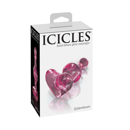 פלאג נטיף זכוכית לחדירה אנאלית-Icicles