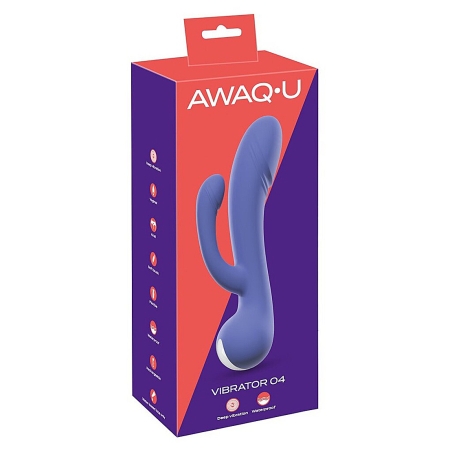 ויברטור אנאלי רוטט כפול-AwaQ.u