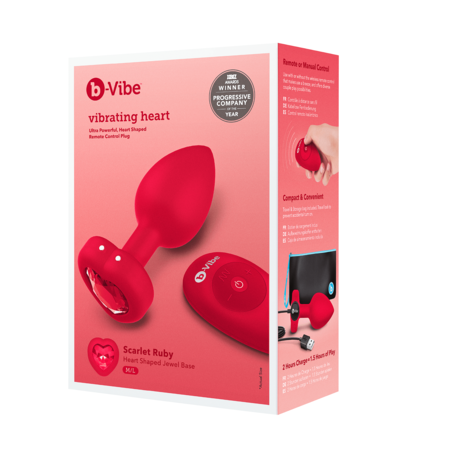 פלאג מסילקון רוטט ויוקרתי לעונג אחורי-b-vibe