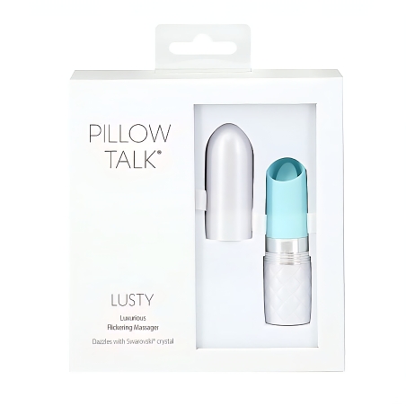 ויברטור שפתון Lusty יוקרתי רוטט וחזק-PILLOW TALK