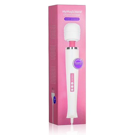שרביט קסמים עוצמתי צבע ורוד לדגדגן ולמשחק זוגי-MyMagicWand