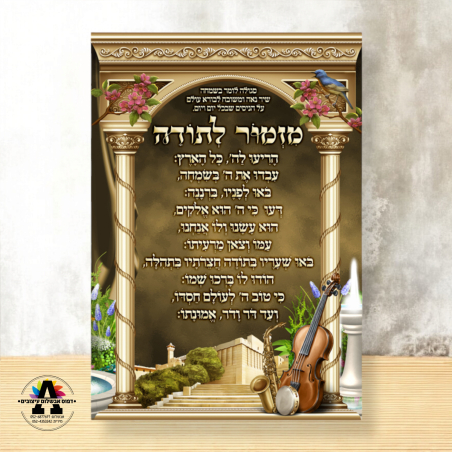 שמשונית דגם מזמור לתודה 1