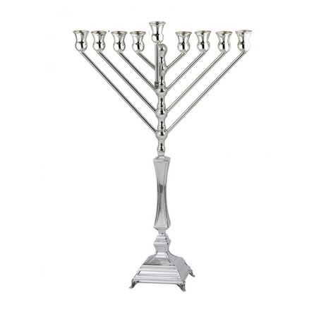 חנוכיה חבד ליבני - כסף טהור