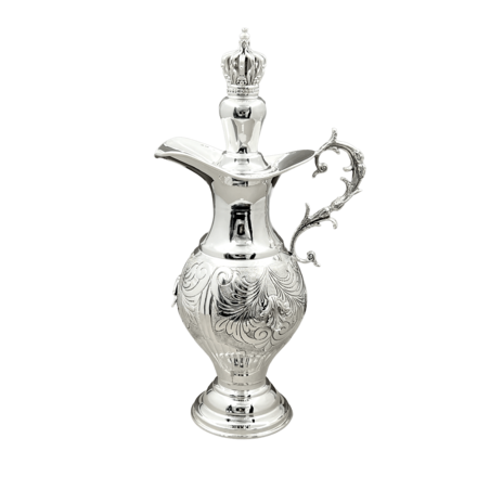 כד לשמן גדול עם מכסה