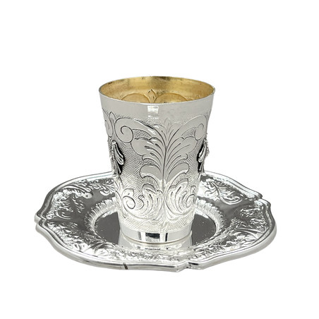 סט כוס בלז חדש! ריקוע עבודת יד -ריקוע 1