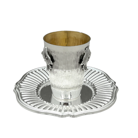 סט כוס בלז חדש! ריקוע עבודת יד -ריקוע 3