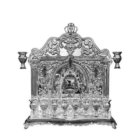 חנוכית קיר מתתיהו עם שרשרת ויציקות