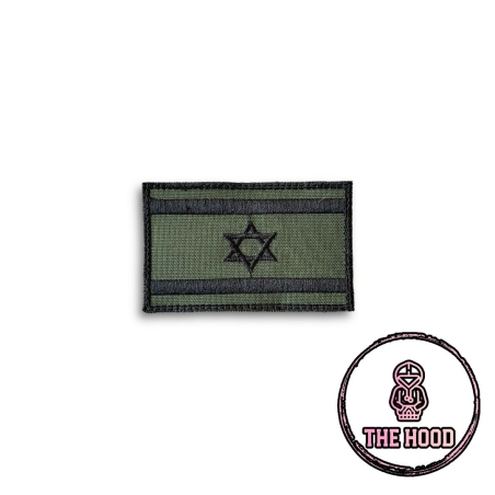 פאצ' דגל ישראל ירוק שחור