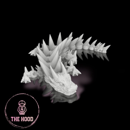 מיני דרקון Horned Dragon בהדפסת תלת מימד