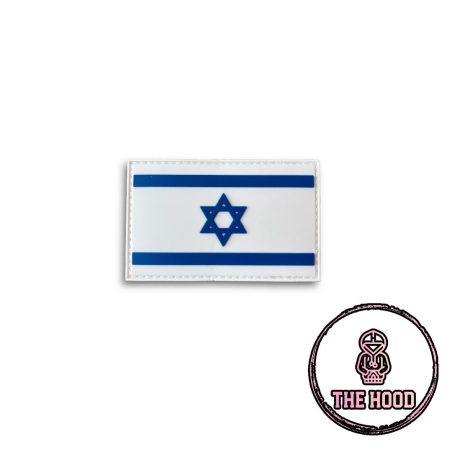 פאצ' PVC סיליקון דגל ישראל כחול לבן