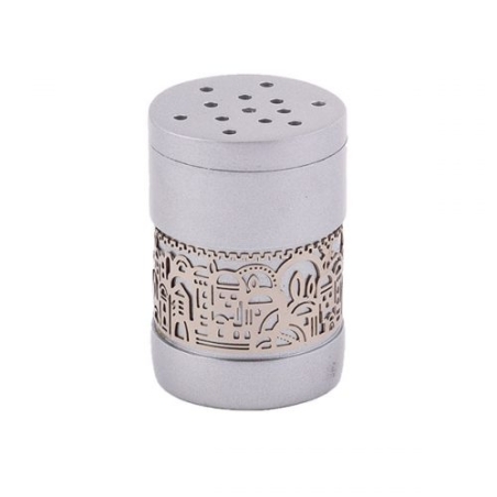 Spice Box + Metal Cutout Jerusalem - Aluminium