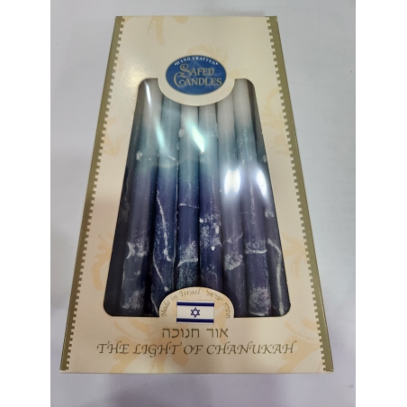 Handmade Hanukkah candles