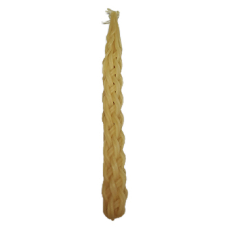 Natural Beeswax Havdalah Candle 26 wicks