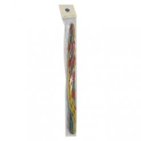 Large multi-colored  Havdalah Candle 26 wicks