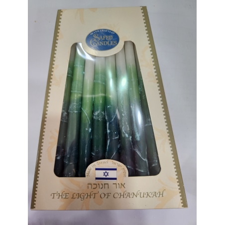 Handmade Hanukkah candles