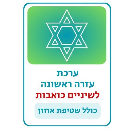 ערכת העזרה הראשונה אוזון לדלקות חניכיים ולטיפול לאחר הליכים כירורגיים