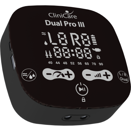 משאבת בית חולים הקטנה בעולם - דגם CliniCare Dual Pro III - מחודשת - עם תפס לחגורה -  במחיר מוזל