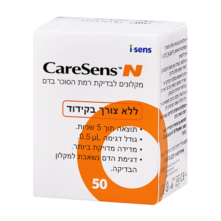 מקלוני בדיקה עבור מד סוכר CareSens N, CareSens N Premier