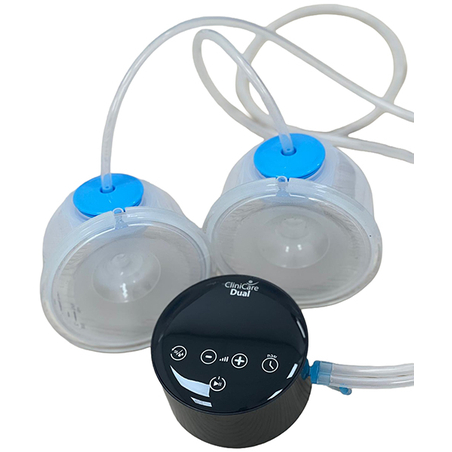 משאבת חלב מקצועית CliniCare Dual בגרסה ללא ידיים (Hands Free) עם ערכות לבישות