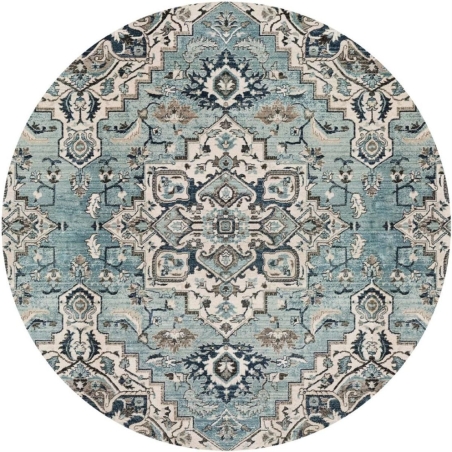 שטיח עגול כביס ופרקטי דגם ג'נבה