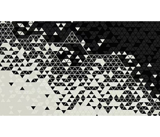 פד גיימינג דגם גאומטרי שחור לבן