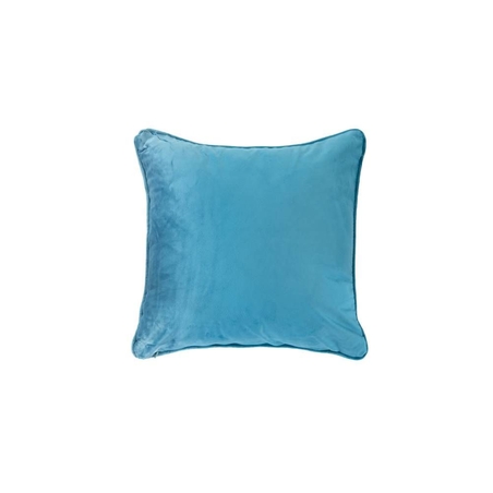 כרית נוי דגם קטיפה עם קדר בצבע כחול בגודל 60/60 ס