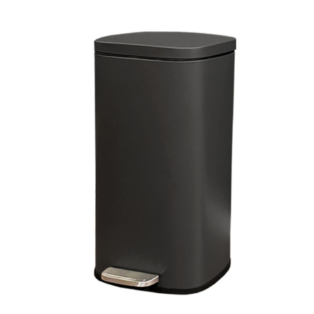 פח אשפה למטבח 30 ליטר בגוון שחור