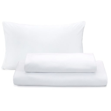 מצעי ג'רסי בגוון לבן