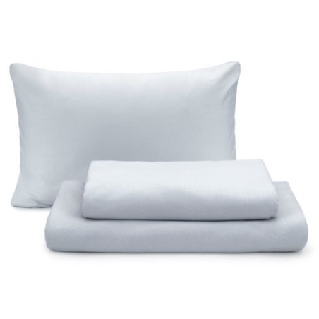 מצעי ג'רסי בגוון אפור בהיר