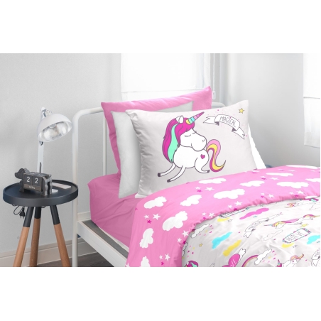 מצעי כותנה דגם יוניקורן