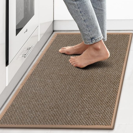 שטיחון מטבח כביס דגם natural חום