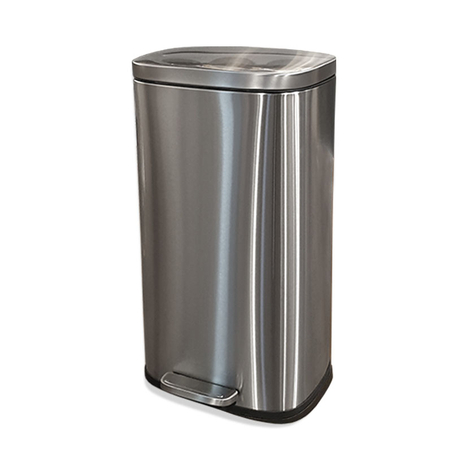 פח אשפה למטבח 30 ליטר בגוון ניקל