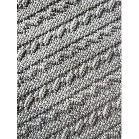 שטיח CALIFORNIA לולאות אפור לבן