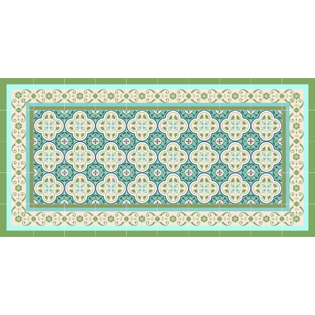 שטיחון מטבח pvc דגם summer