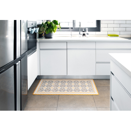 שטיחון מטבח pvc דגם sunset