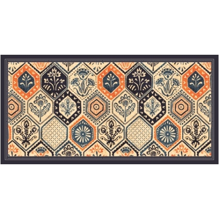 שטיחון מטבח pvc דגם sunshine