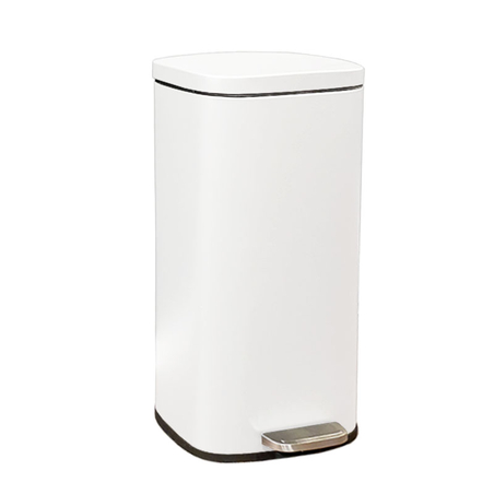 פח אשפה למטבח 30 ליטר בגוון לבן