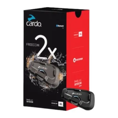 ‏דיבורית לאופנוע Cardo Freecom 2X