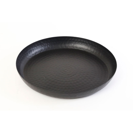 מגש עגול BRASS BLACK שחור