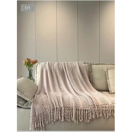 שמיכת סריג מפנקת