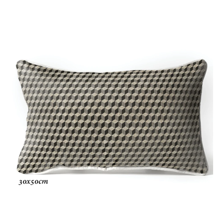 Bauhaus Cube Black Cushion