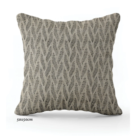 Fern Black & White Cushion