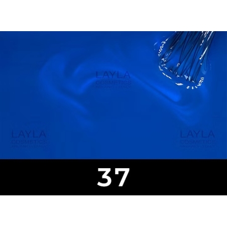 לק ג'ל לילה צבע כחול ג'ינס בהיר blue Lagoon - 37