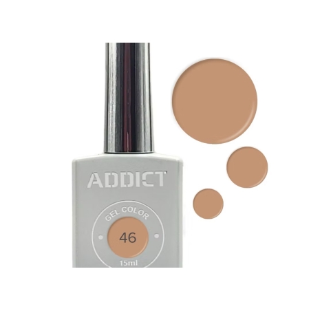 לק ג'ל אדיקט צבע גוף ניוד ADDICT 46