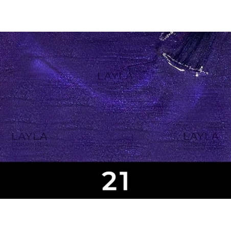 לק ג'ל לילה מילאנו צבע סגול עמוק Deep Violet - 21