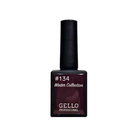 134 לק ג'ל ג'לו חום שחור GELLO