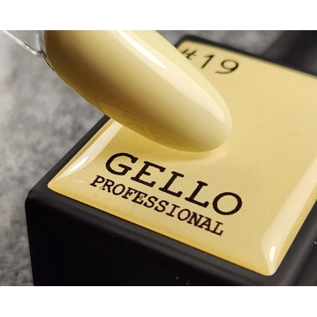 לק ג'ל ג'לו צבע צהוב בננה GELLO #19