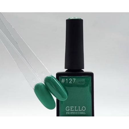 לק ג'ל ג'לו צבע ירוק עמוק GELLO #127